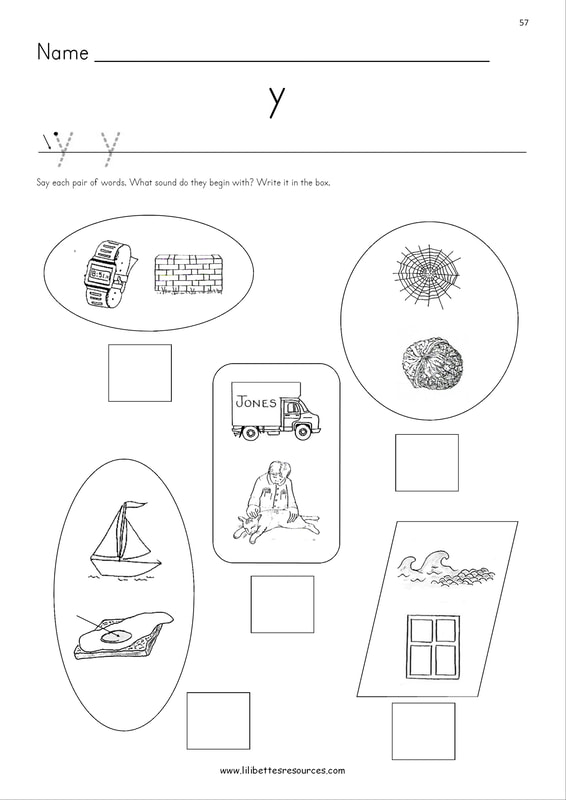 Initial sounds worksheets - Sound-it-out Phonics