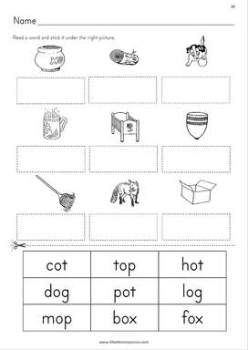 CVC words phonics Worksheets fro FREE dowbload - SOUND-IT-OUT PHONICS